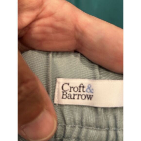 Croft & Barrow Women's Blue Pull On Relaxed Fit Pants L - Picture 3 of 6